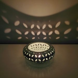 Decorative ceramic with cutouts -